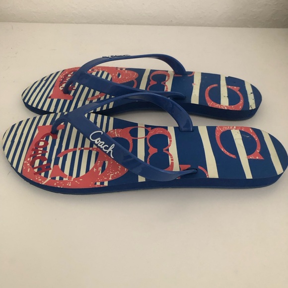Coach Nautical Flip Flops - Picture 4 of 8